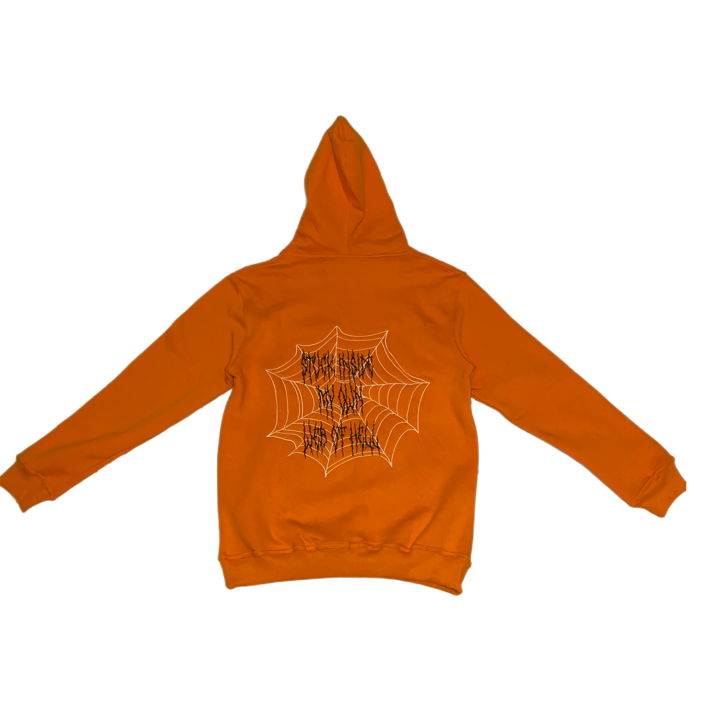 Web Of Hell Hoodie - Orange